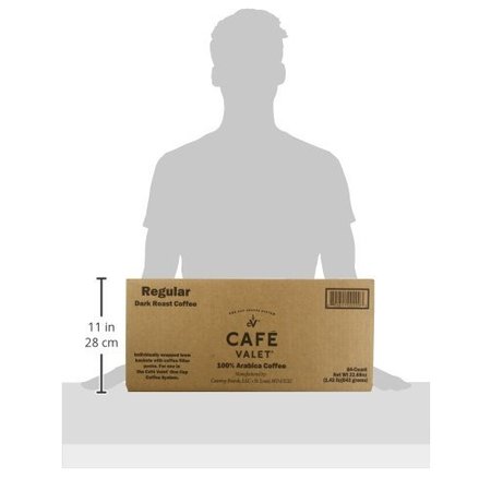 Cafe Valet Regular Dark Roast One-Cup Coffee Filter Packs, PK84 60001619